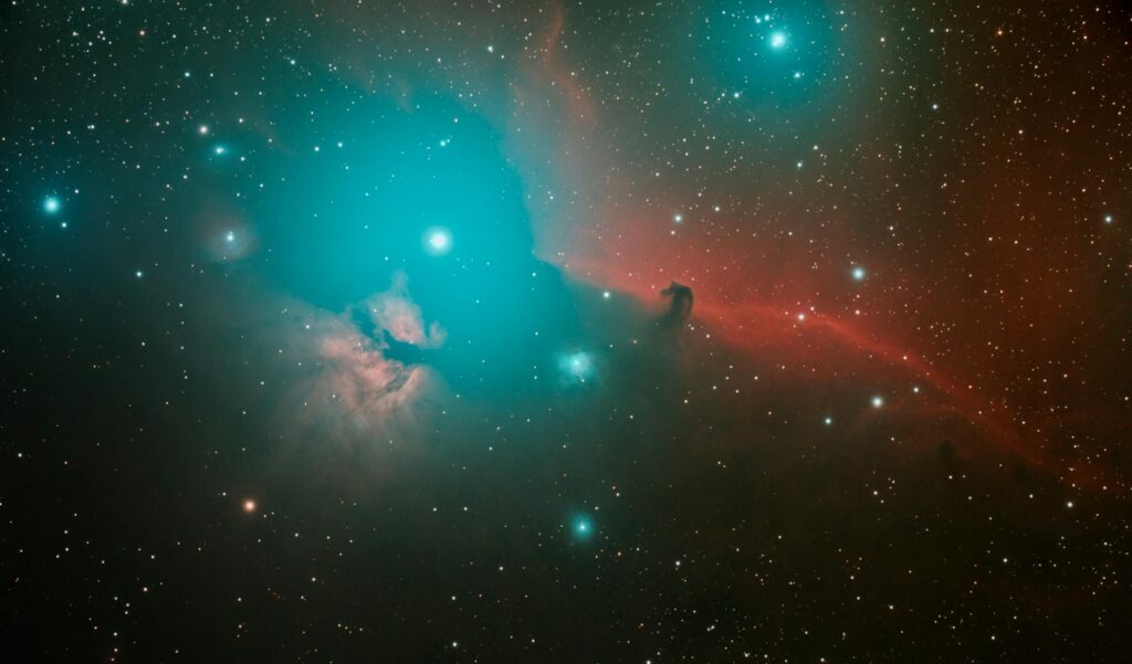 stars in infinite space